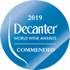 DECANTER WORLD WINE AWARDS 2019